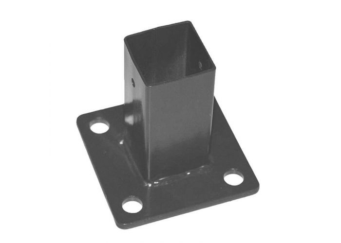 Bodemplaat antraciet 10x10cm 60x40 paal (220/260)