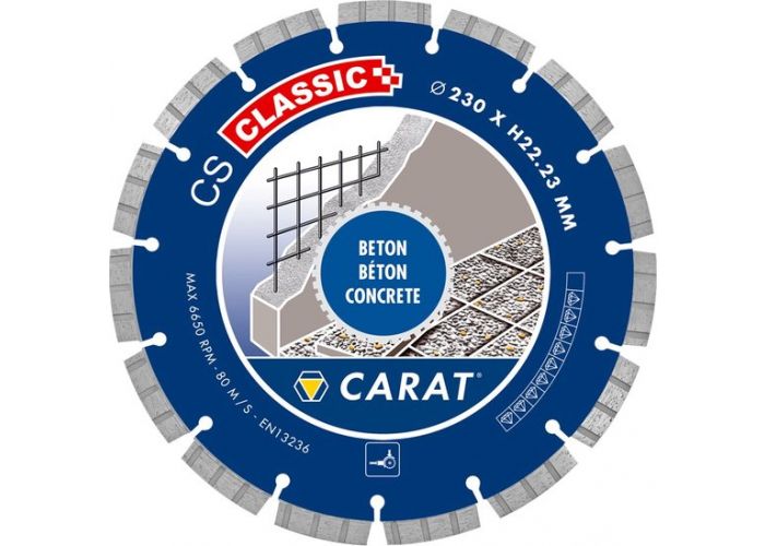 Carat diamantzaagblad 230x22.2 master universeel