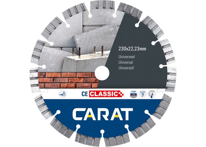 Carat diamantzaagblad 230x22.2 allround universeel