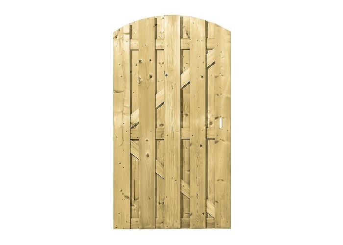 CarpGarant tuindeur vuren toog vert+ slotgat 180x100cm