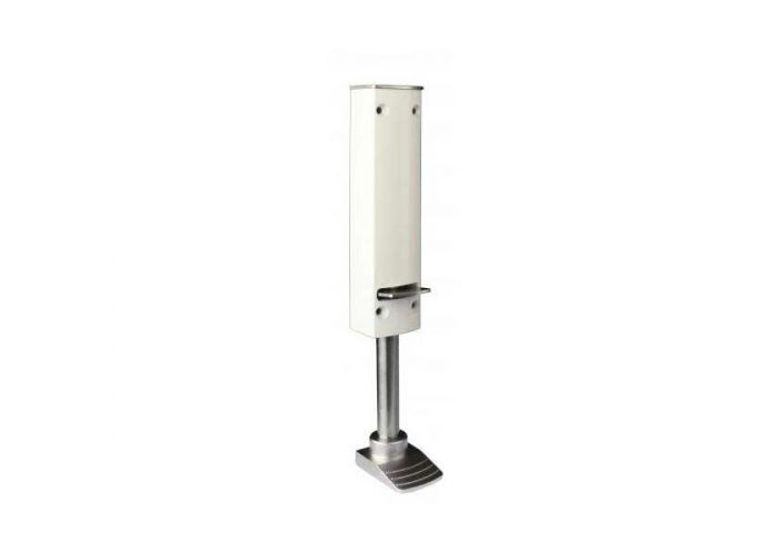 Dictator deurvastzetter design ral9010 wit 80mm