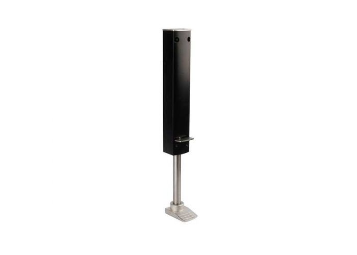 Dictator deurvastzetter design ral9005 zwart 120mm