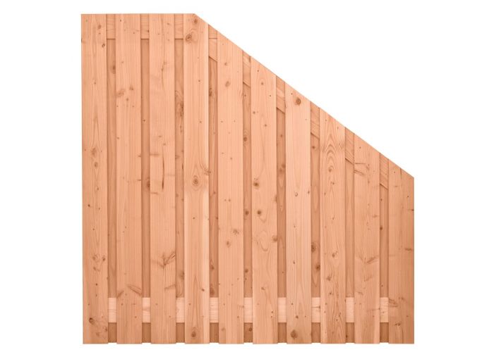 Tuinscherm douglas geschaafd afbouw 21 planks 90/180x180cm