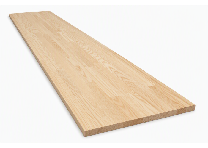 Massief werkblad Essen A/B gevingerlast en gelamineerd 420x92cm dilte 38mm