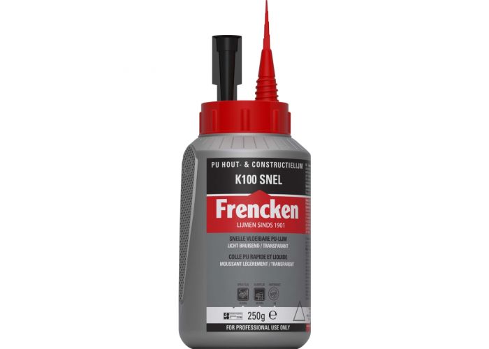 Frencken pu hout en constructielijm d4 k100 250 gram