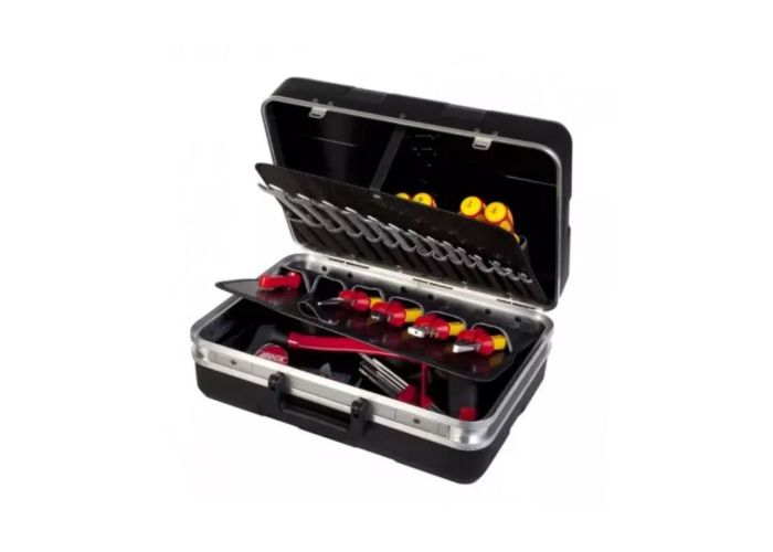 Gereedschapskoffer VDE gevuld 35-delig Gereedschapskoffer VDE gevuld 35-delig