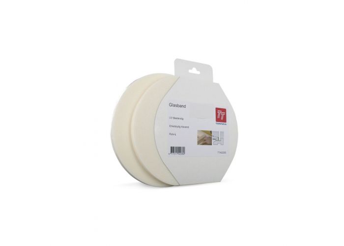 Technotape glasband pe met folie wit 9mm x 20meter x 4mm