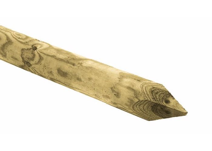 Rond gefreesde paal geïmpregneerd Ø60x1200mm