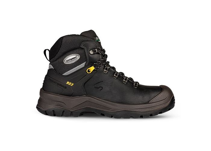 Grisport werkschoen s3  hoog zwart 903L