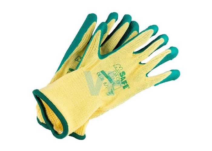Werkhandschoen latex 100 100422 maat 9 l