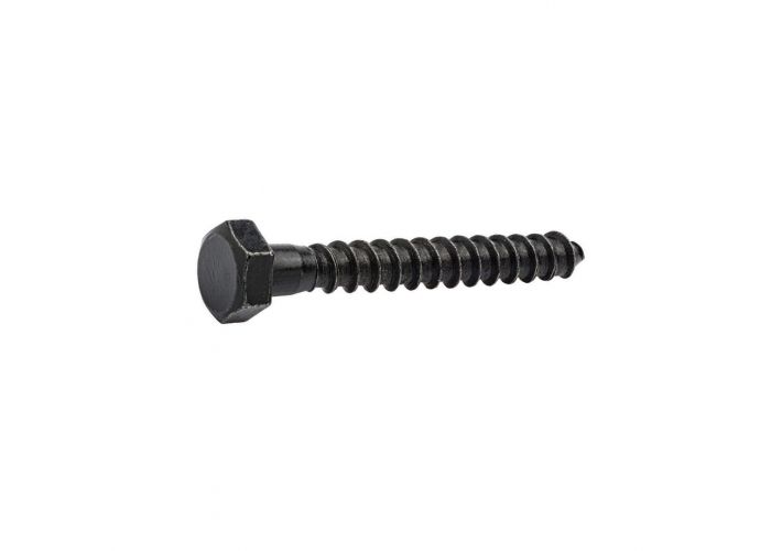Houtdraadbout zwart din 571   8 x 60 mm  kuipje