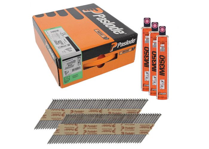 Paslode stripnagel blank glad 2.8x63 141207 im350 / 3300 stuks