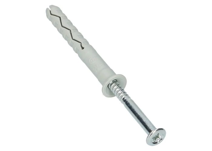 Nagelplug lk met kraag type n-p 6x40mm  Max. dikte aanbouwdeel 7mm 50 stuks