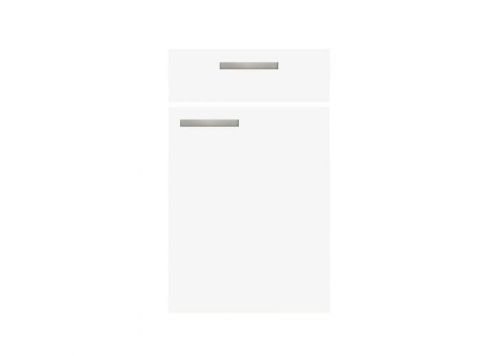 Carp select keuken wit onderkast Rechts 1 lade 1 deur 1 verstelbare plank 750x600mm