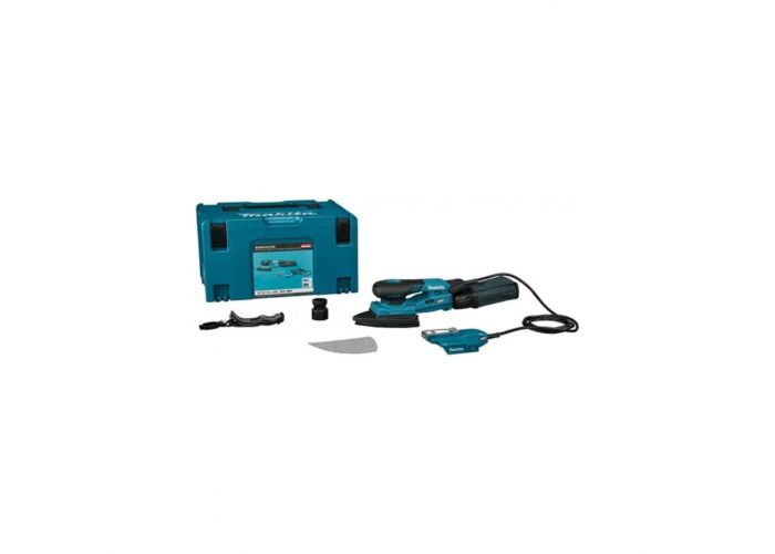 Makita handpalm deltaschuurmachine 100x150mm xgt 40v max in doos