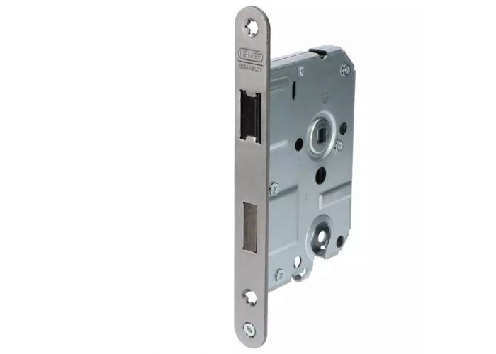 Nemef magneet cilinderslot (1269/77-50) rvs voorplaat excl sluitkom