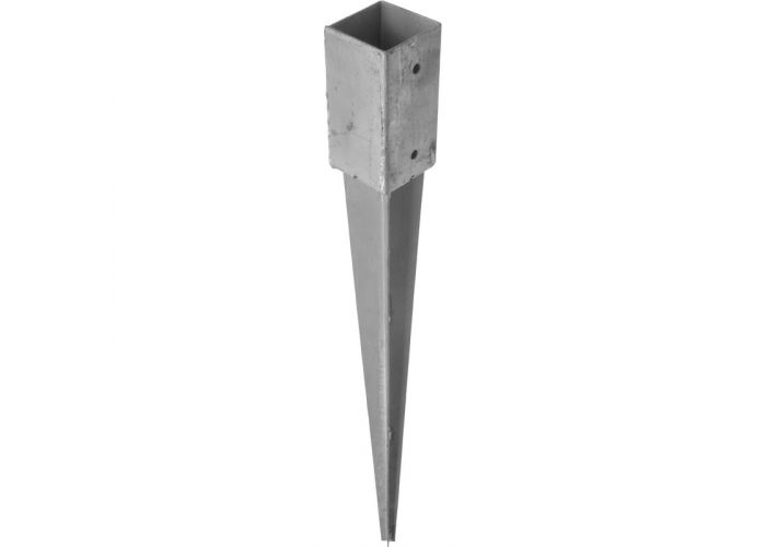 Paalhouder met punt 71x71x750mm