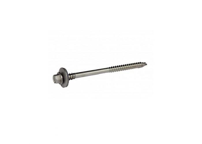 Paneelschroef 5,5/6,3x157mm rvs met epdmring 19mm