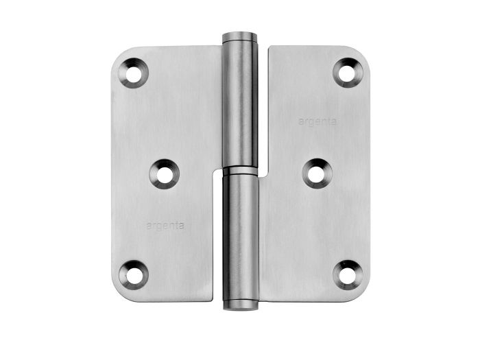 Paumel afgerond knoop 16mm rvs 89x89 rechts