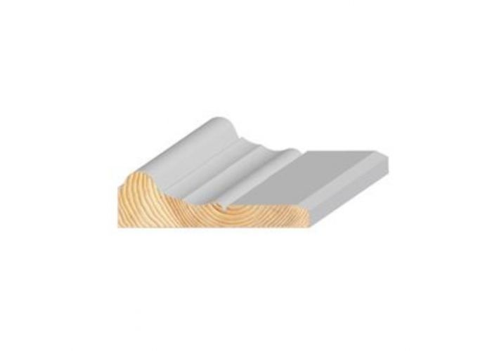 Grenen Architraaf 21x68 gegrond