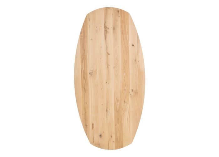 Starcrown tafelblad Deens ovaal eiken rustiek 200x100cm