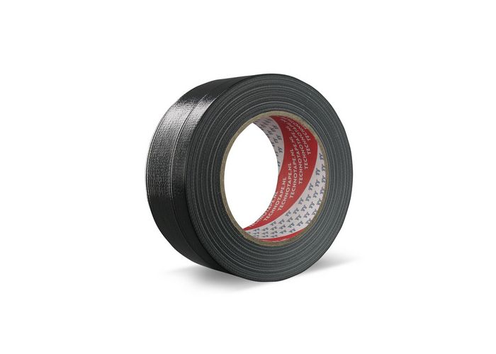 Technotape ducttape 820 zwart 50mm x 50meter
