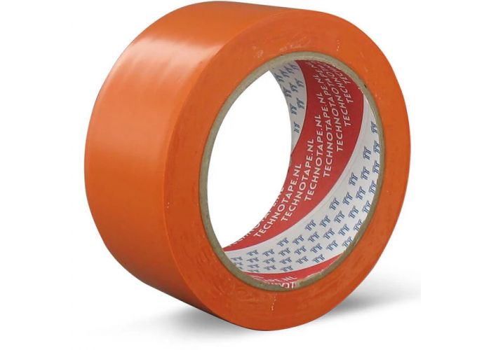 Technotape maskingtape soft pvc oranje 50mm x 33meter