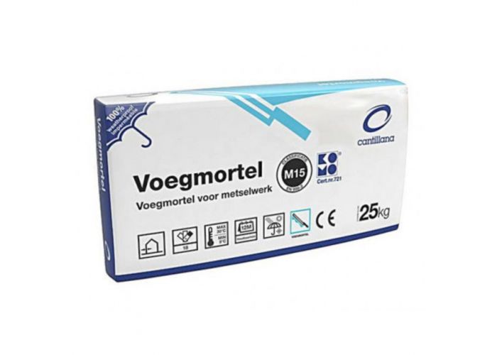Cantillana voegmortel 2025 antraciet 25kg