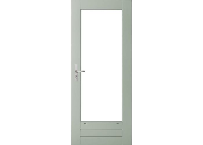 Wk043 stapeldorpeldeur  borstweringhoogte 350mm grijs gegrond 930x2115x38mm