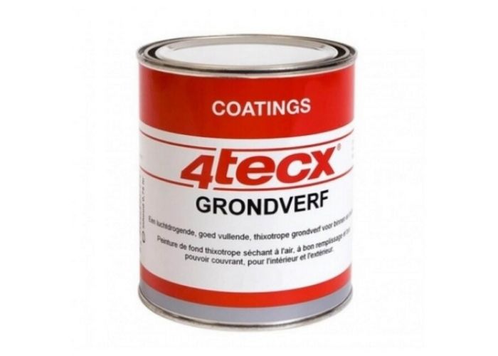4tecx grondverf wit 0.75 ltr oplosmiddelbasis