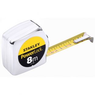 Stanley rolbandmaat powerlock 8 meter 033198
