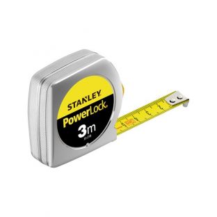Stanley rolbandmaat powerlock 3 meter 033218