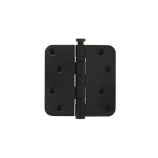 Kogelscharnier rvs zwart rond 89x89mm intersteel