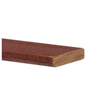 Meranti plint blank gelakt 8x45mm