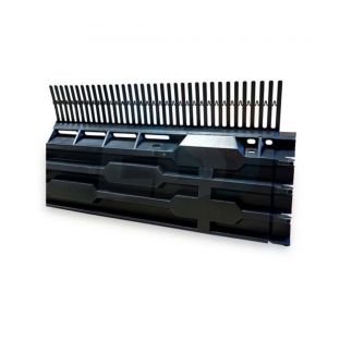 Kombidakvoet kam 55 zwart 1000x165mm