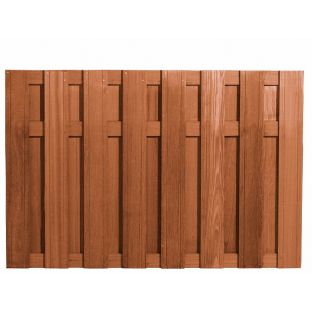 Tuinscherm bangkirai 15 planks 120x180cm