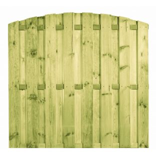 Tuinscherm grenen 15+3 planks toog 180x180cm