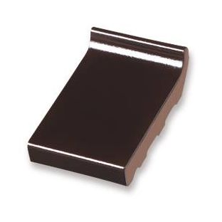 Wienerberger eindraamdorpel donker bruin verglaasd 160mm