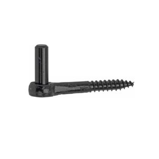 Inschroefduim zwart 16x165mm