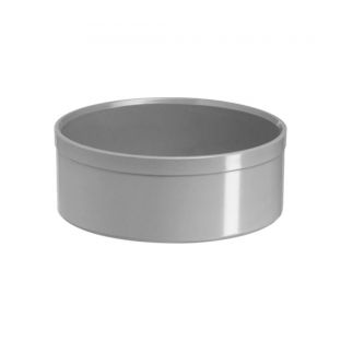 Eindkap mof om de buis 125mm