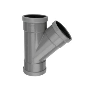 Y-stuk 45 graden dw 2x manchet 40mm