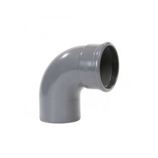 Bocht 87 graden dw manchet/spie 125mm