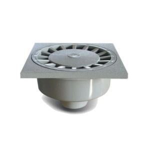 Vloerput grijs onderuitlaat 200x200x75mm