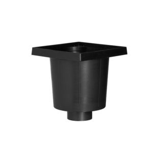 Vloerput met emmer exl deksel 200x200x75mm