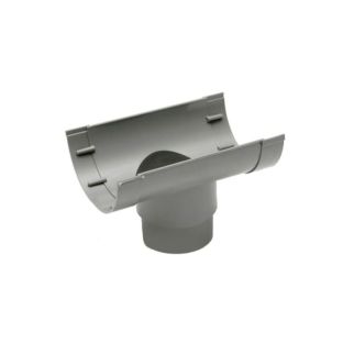 Mastgoot grijs uitloop 70/80 150mm