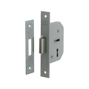 Nemef schuifdeurslot klavier sleutel 605/2t gelakt 40mm