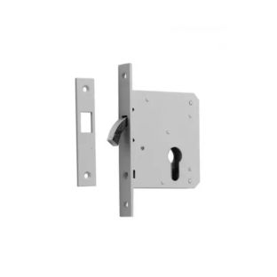 Nemef schuifdeurslot cilinder 688/2t gelakt 55mm