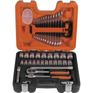 Bahco doppenset 1/2'' + ring-steeksleutels 41-delig S400