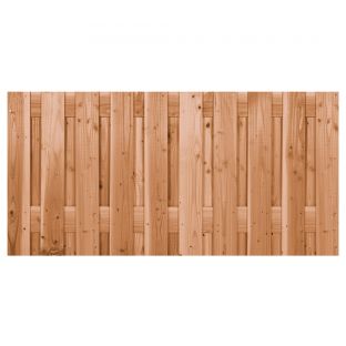 Tuinscherm coloured geschaafd 21 planks 90x180cm