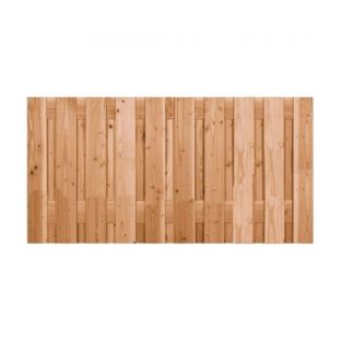 Tuinscherm coloured fijnbezaagd 21 planks 90x180cm